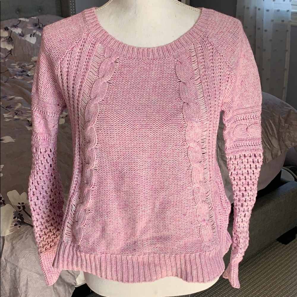 AE pink sweater